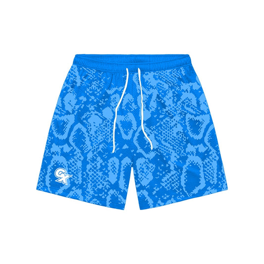 Oceanic Blue Mesh Short